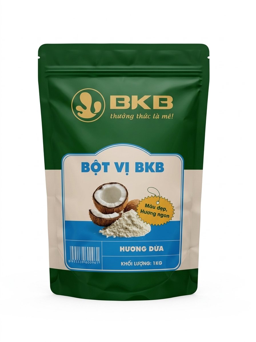 Bột vị pha trà sữa BKB gói 1kg - DỪA