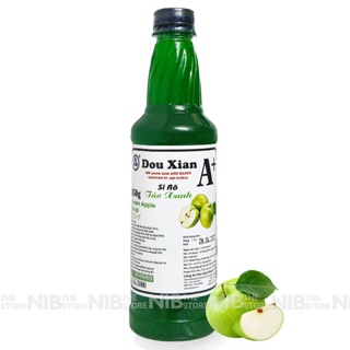 Siro A+ Douxian chai 500ml - TÁO XANH