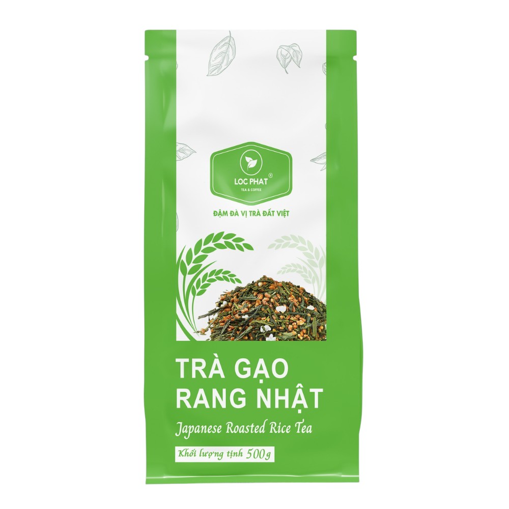 Trà gạo Nhật rang Lộc Phát gói 500g