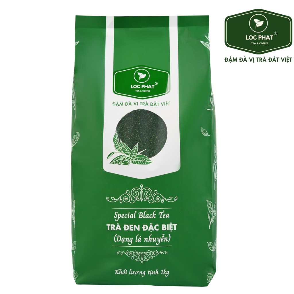 Trà Lộc Phát lá nhuyễn gói 1kg - TRÀ ĐEN