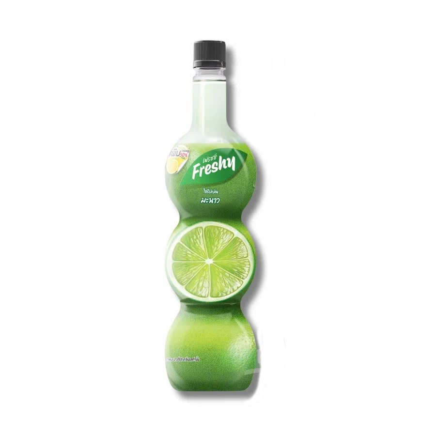 Siro Freshy chai 710ml - CHANH XANH