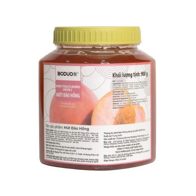 Mứt Boduo hộp 1kg (hộp trong) - ĐÀO HỒNG