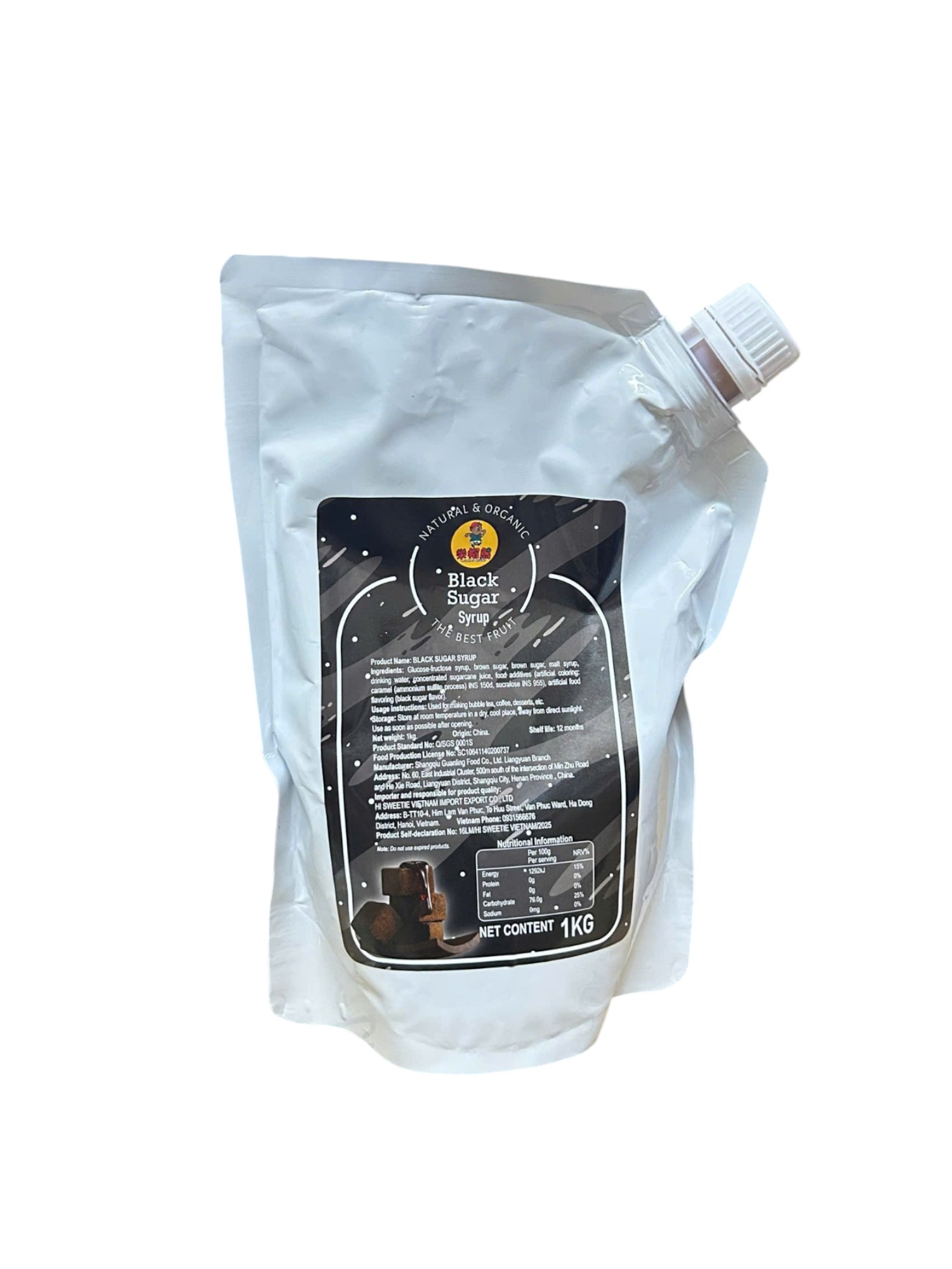 Siro Lermao 1kg - ĐƯỜNG ĐEN