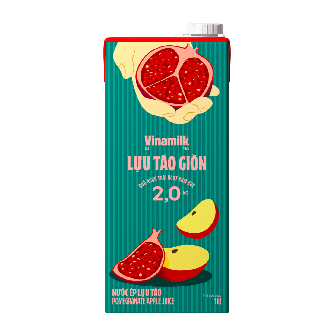 Nước ép Vfresh hộp 1L - LỰU