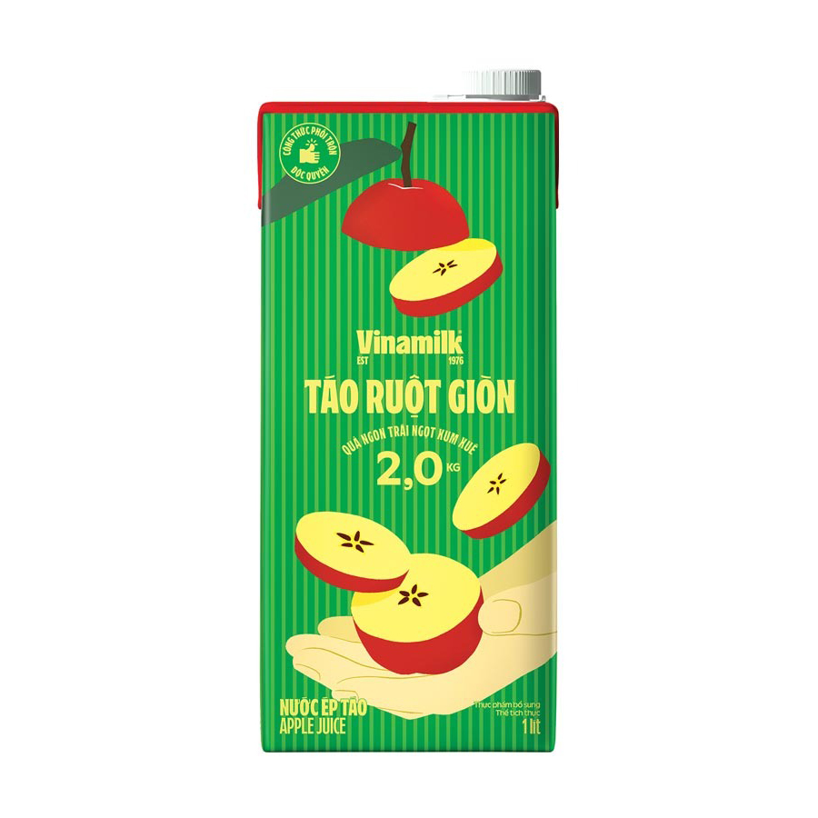 Nước ép Vfresh hộp 1L - TÁO