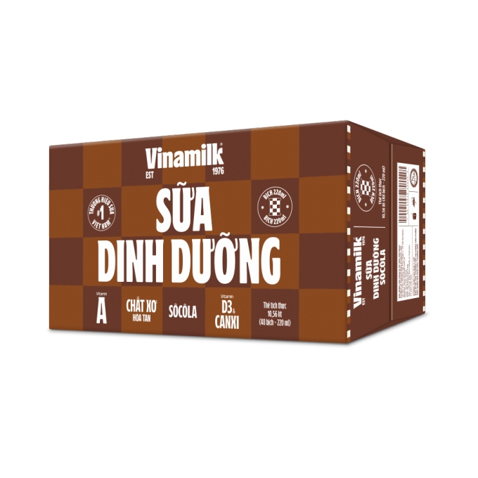 [Thùng 48 bịch] Sữa dinh dưỡng vinamilk 220ml - DÂU