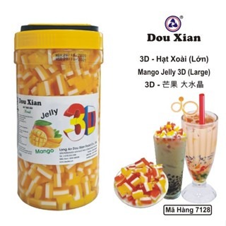 Thạch 3D Douxian hộp 2.5kg - XOÀI - HẠT LỚN