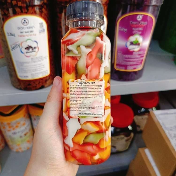 Thạch Trái Cây Chai 550g ( Nhiều Loại)