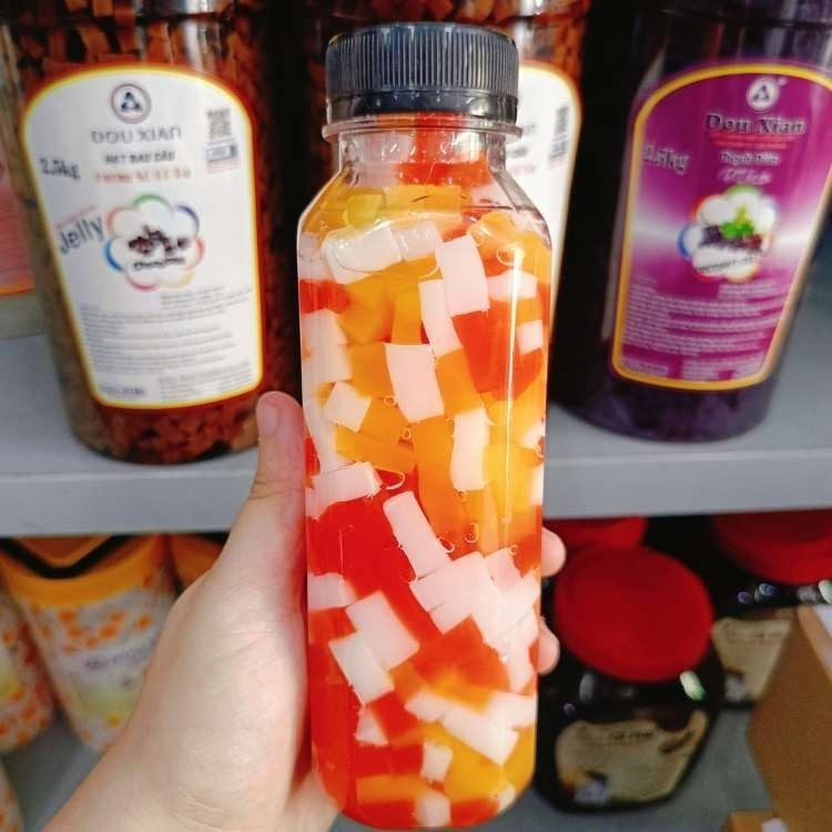 Thạch Trái Cây Chai 550g ( Nhiều Loại)