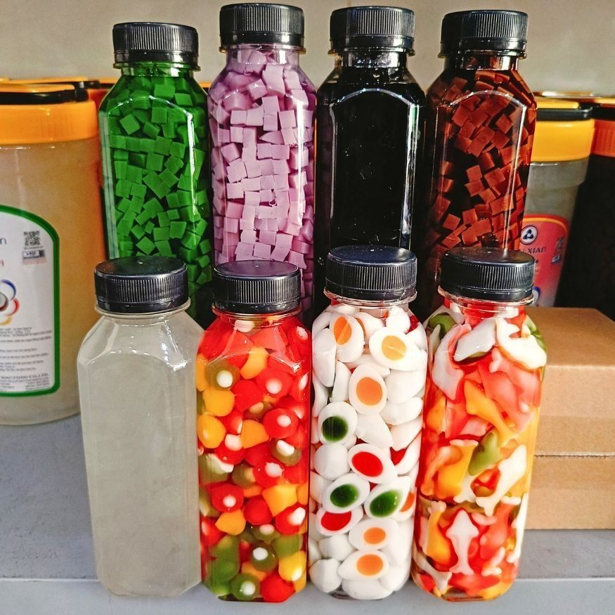 Thạch Trái Cây Chai 550g ( Nhiều Loại)