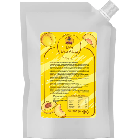 Mứt Lermao gói 1kg - ĐÀO VÀNG