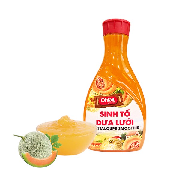 Sinh tố Ohla chai 1L 60% - DƯA LƯỚI