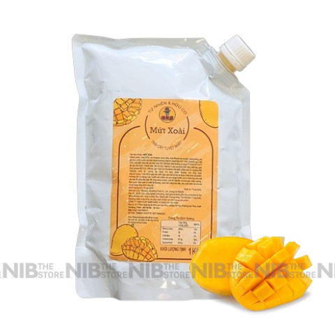 Mứt Lermao gói 1kg - XOÀI