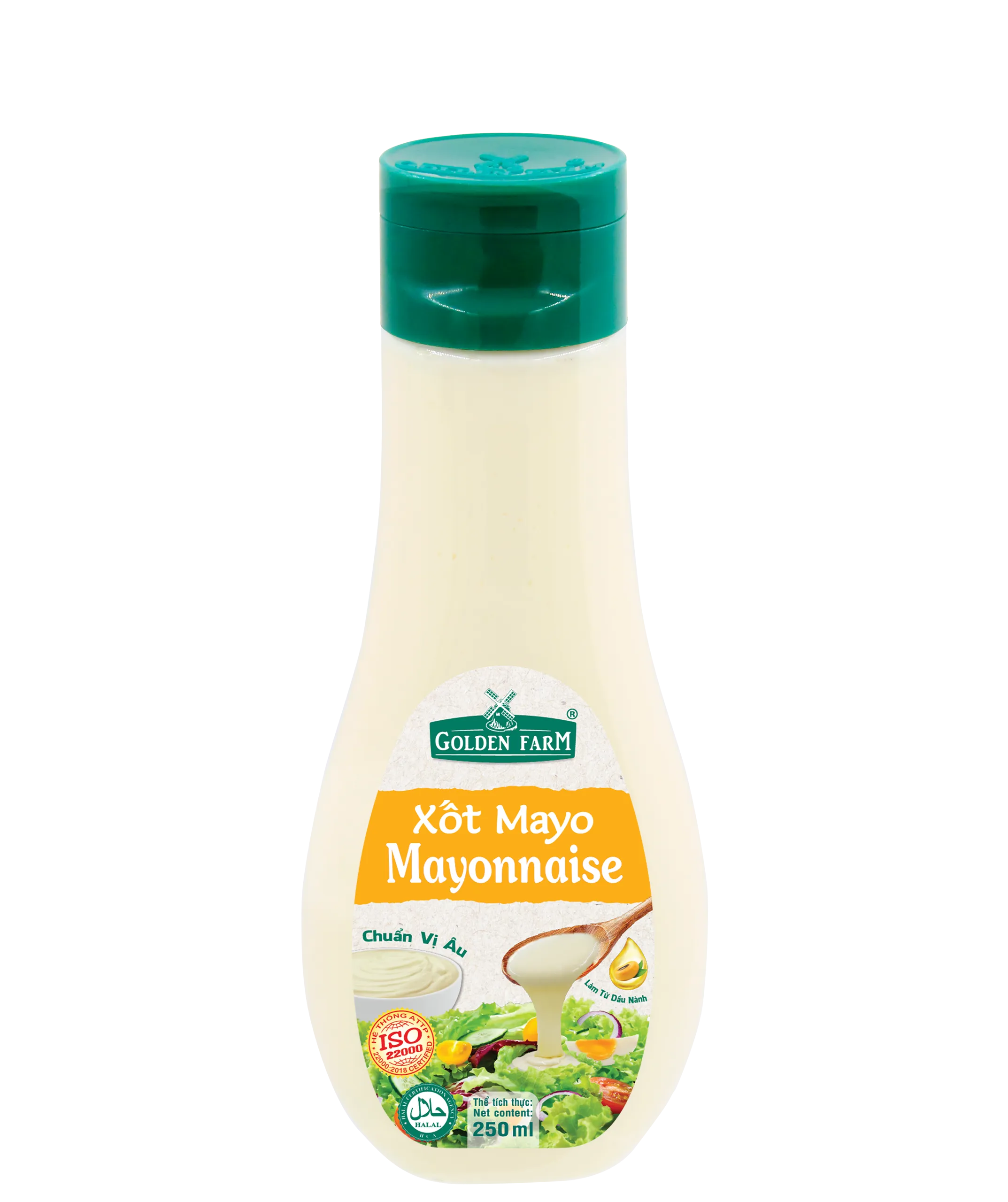 Xốt Mayonnaise Golden Farm chai 250ml