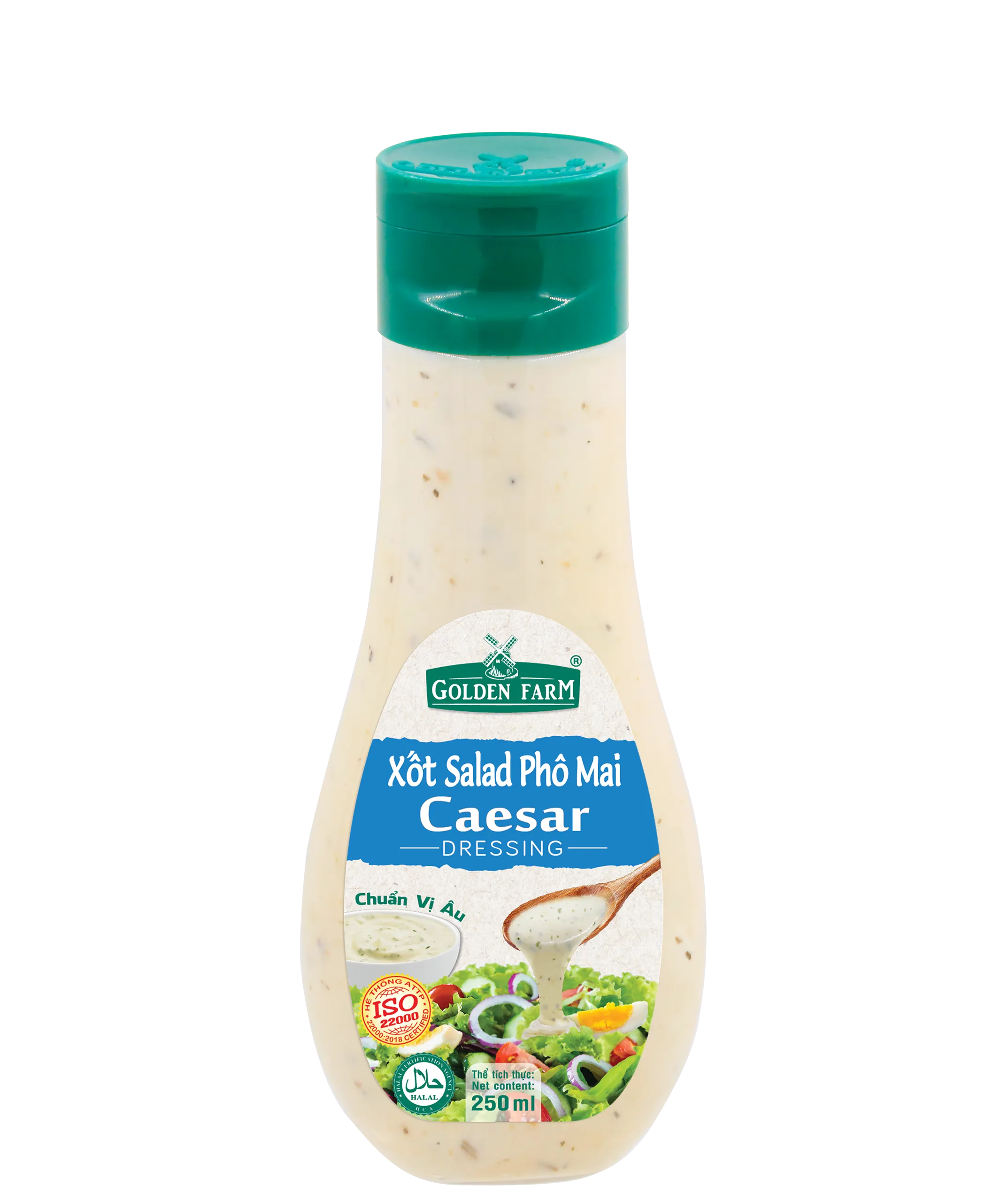 Xốt Salad Phô Mai Golden Farm chai 250ml