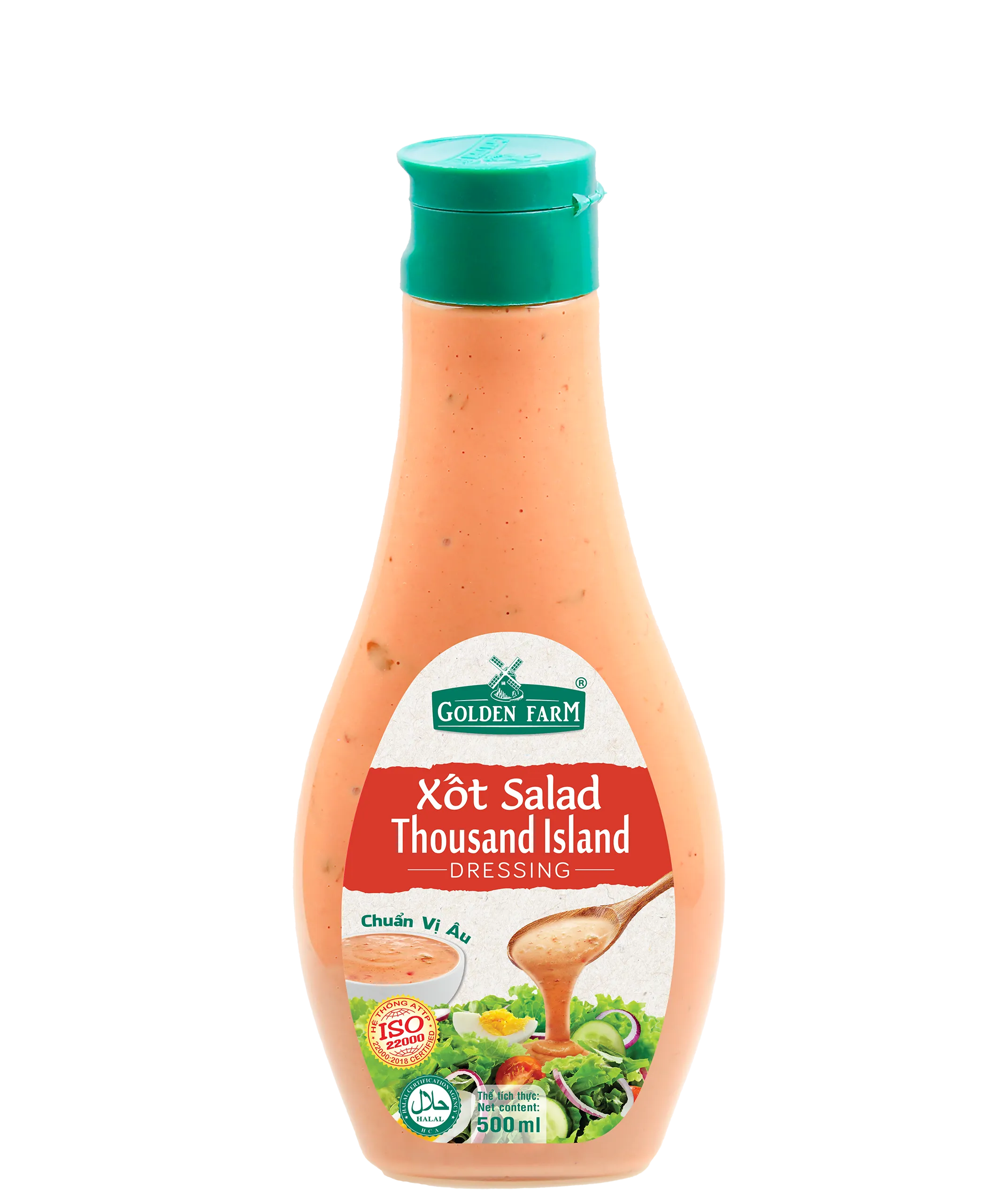 Xốt Salad Thousand Island Golden Farm chai 500ml