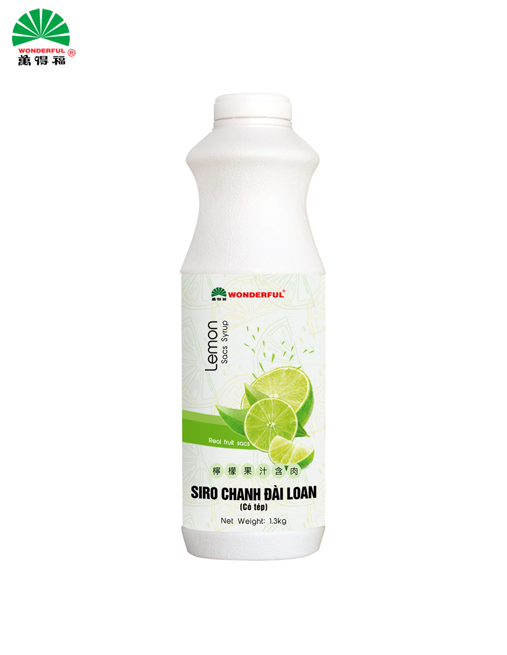Siro Wonderful chai 1kg3 - CHANH