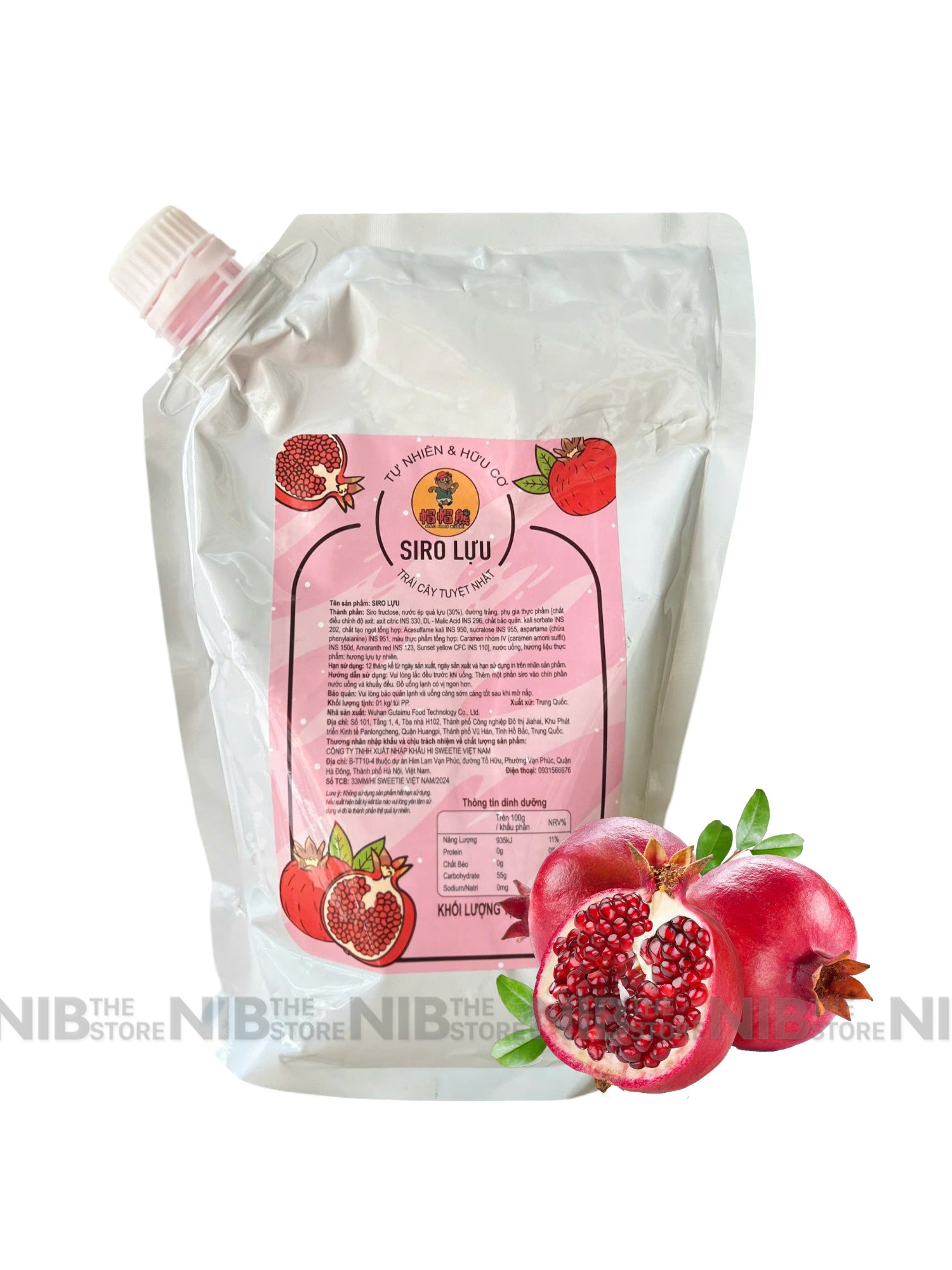 Mứt Lermao gói 1kg - LỰU