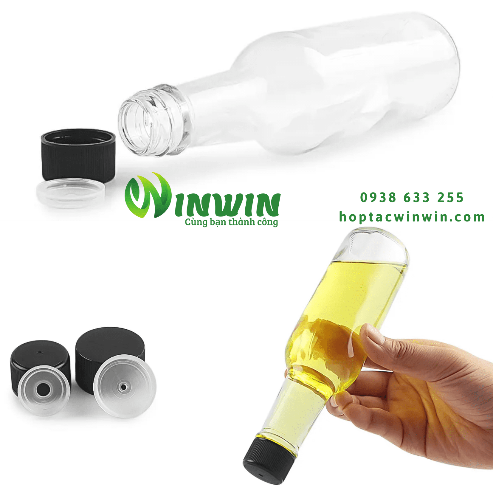 Chai thủy tinh 100ml 150ml 250ml