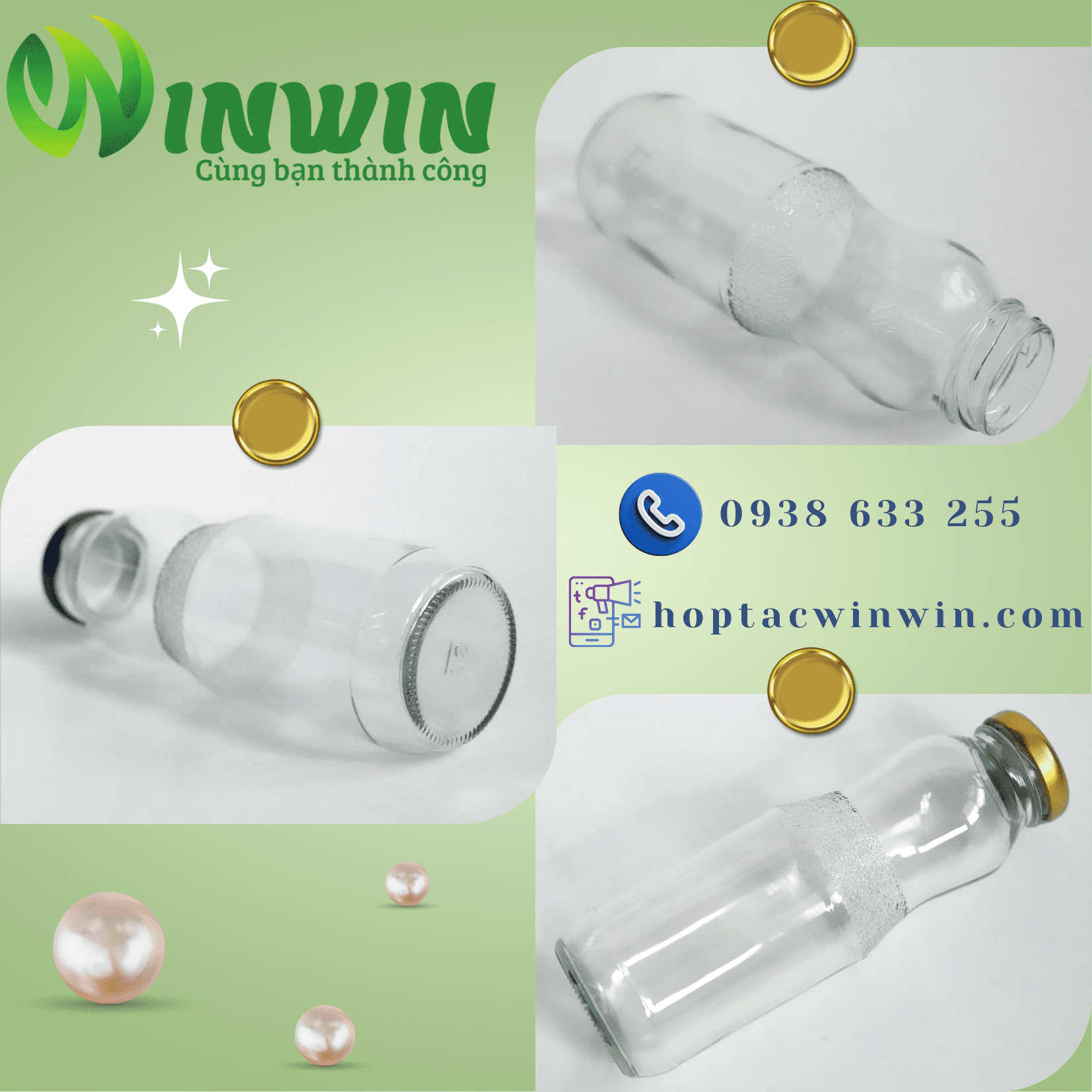 Chai thủy tinh 300ml
