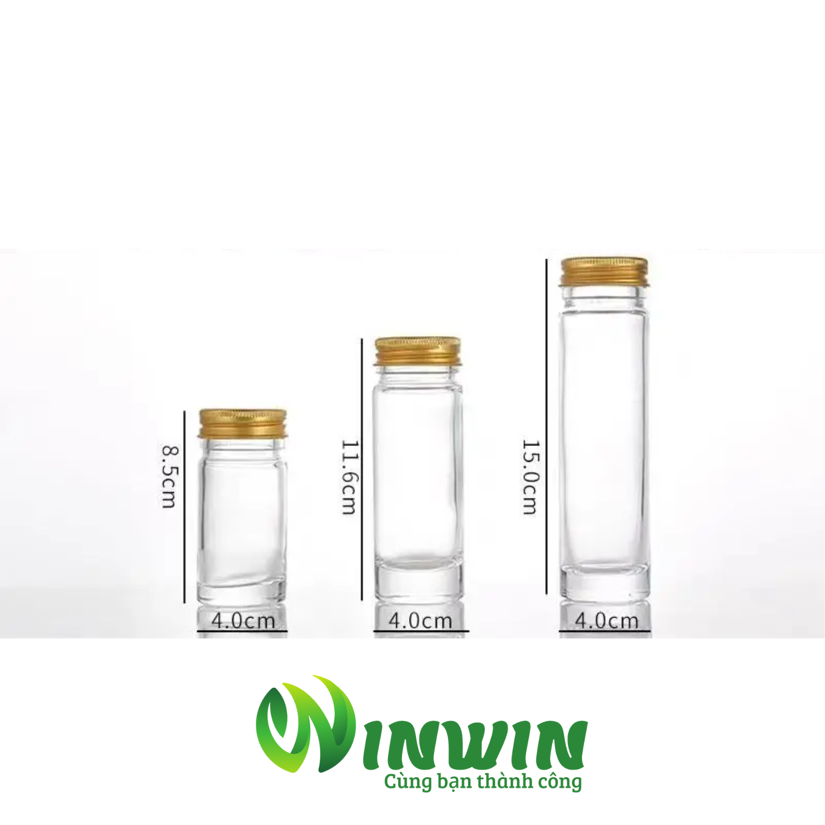 Chai thủy tinh 50ml 75ml 100ml