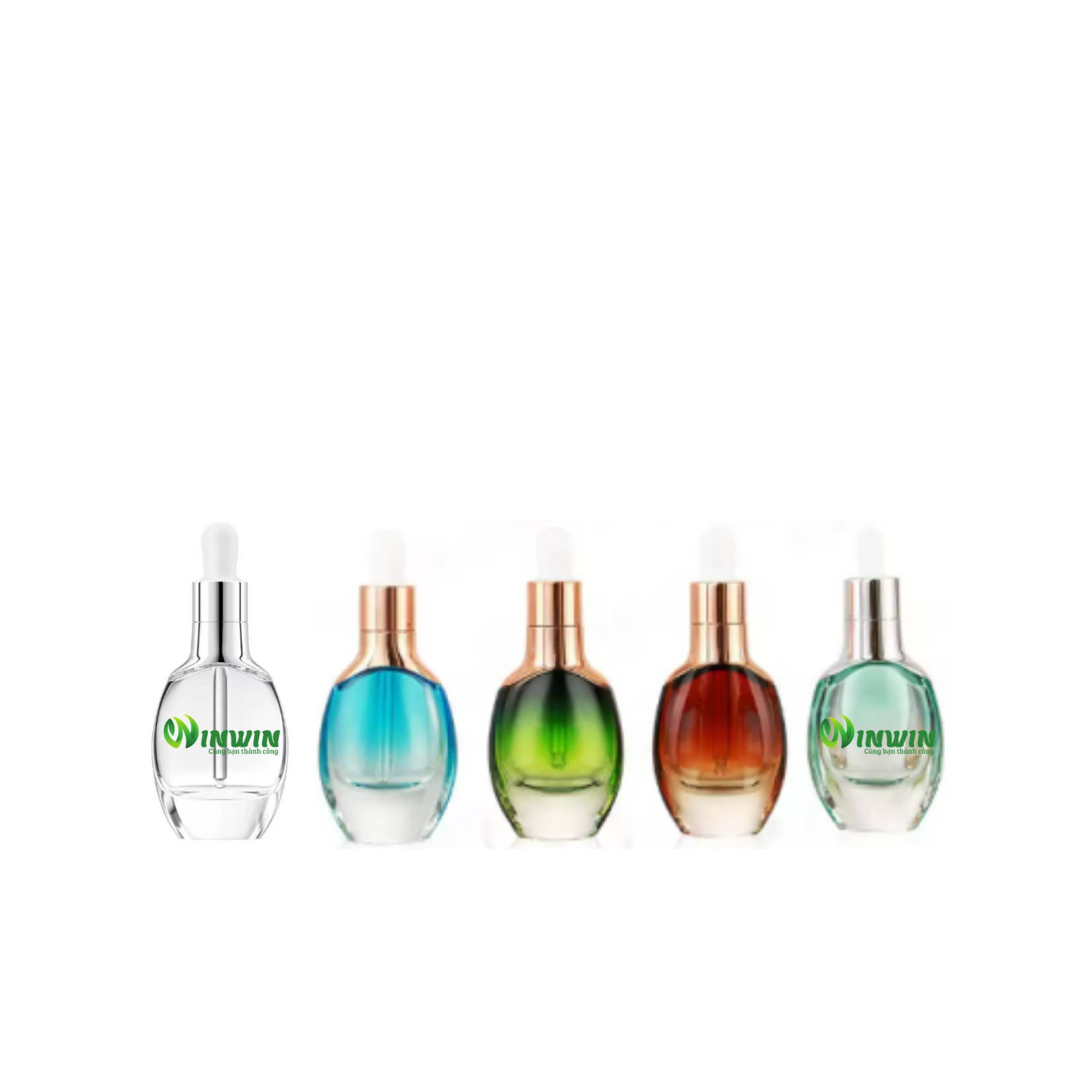 Chai thủy tinh cao cấp đựng mỹ phẩm 15ml 30ml 50ml