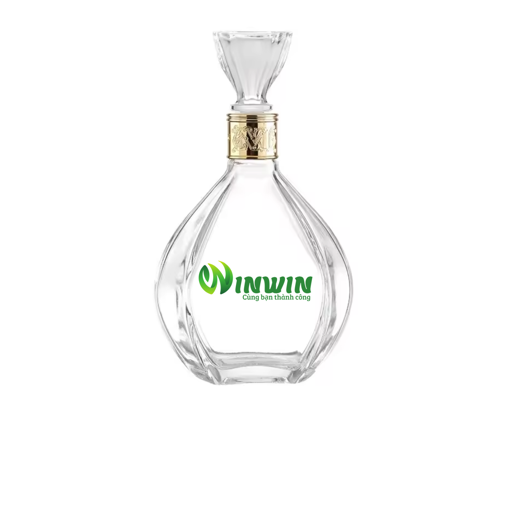 Chai thủy tinh cao cấp đựng rượu Brandy Vodka 500ml 750ml