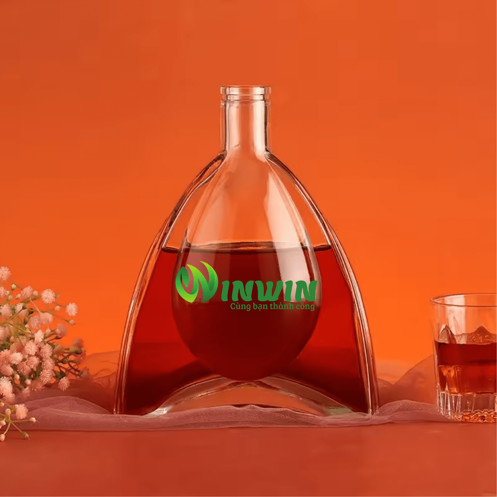 Chai thủy tinh cao cấp đựng rượu 750ml