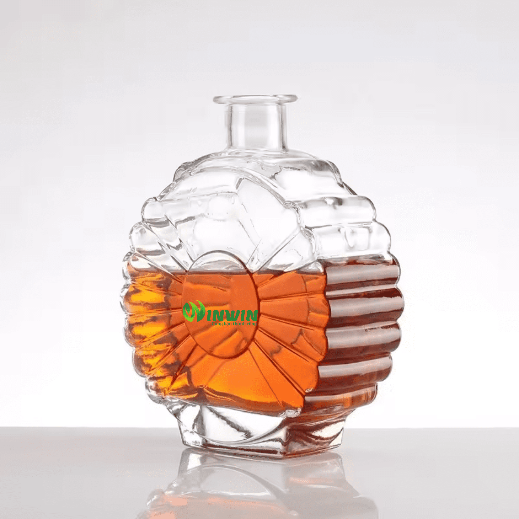 Chai thủy tinh cao cấp đựng rượu Gin Vodka Rum 500ml 750ml