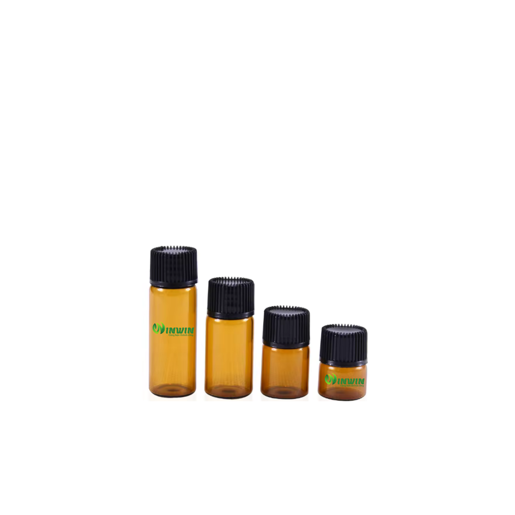 Chai thủy tinh dáng thẳng 1ml 2ml 3ml 5ml