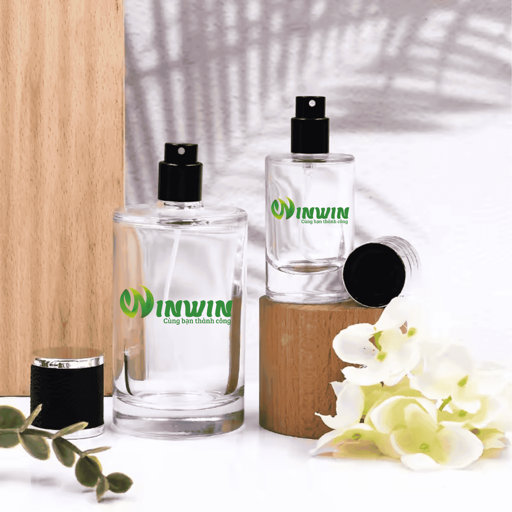 Chai thủy tinh đựng nước hoa 30ml 50ml 100ml dáng thẳng