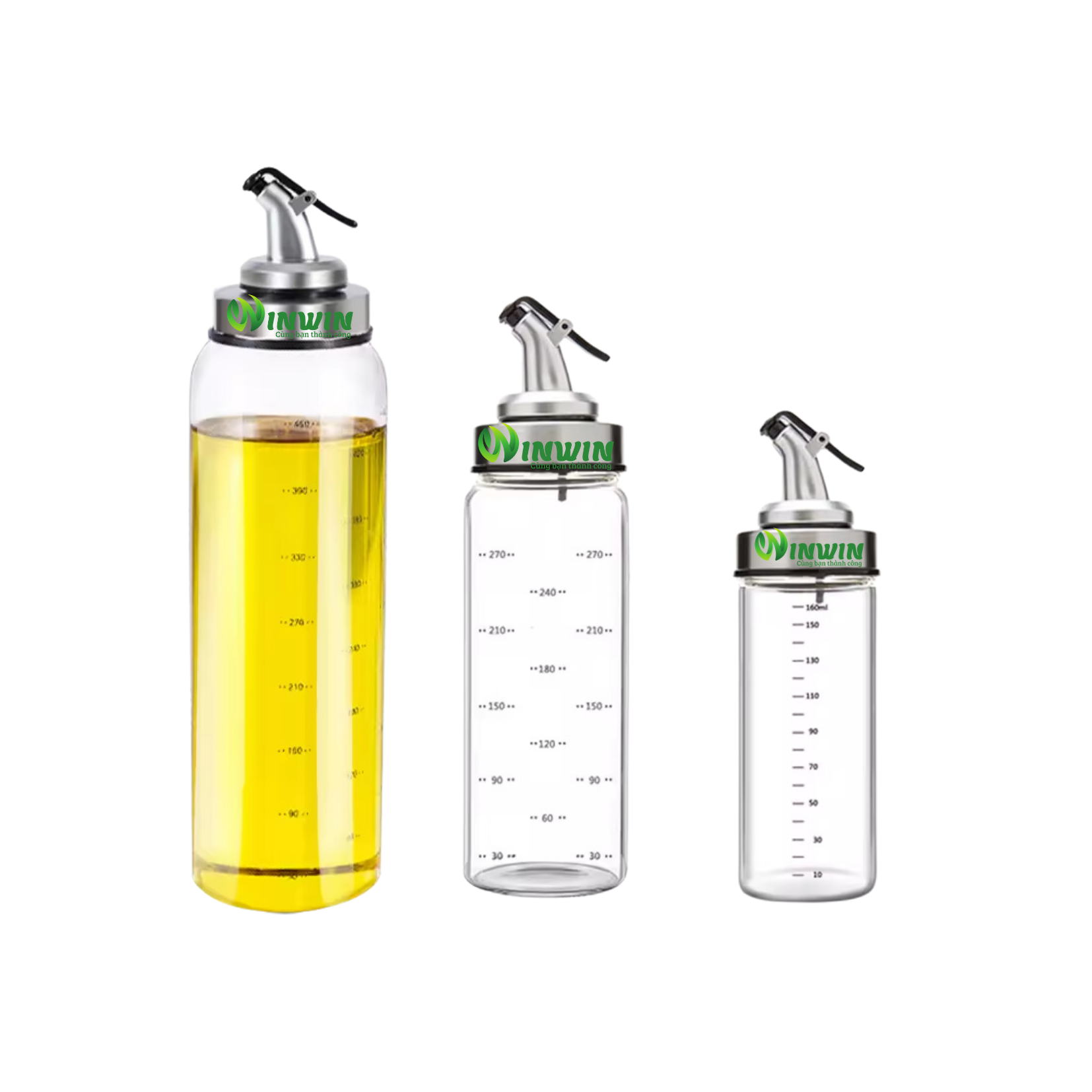 Chai thủy tinh đựng gia vị 200ml 300ml 500ml