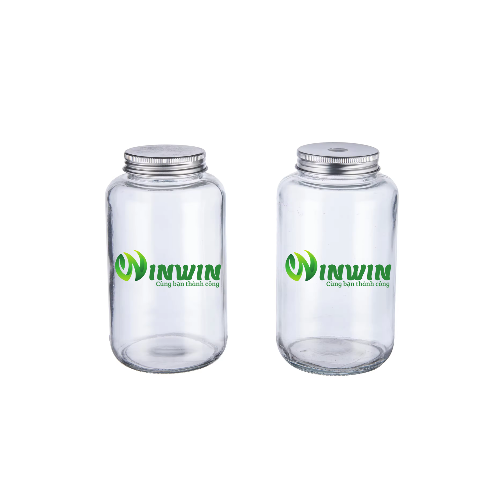 Chai thủy tinh tròn 500ml