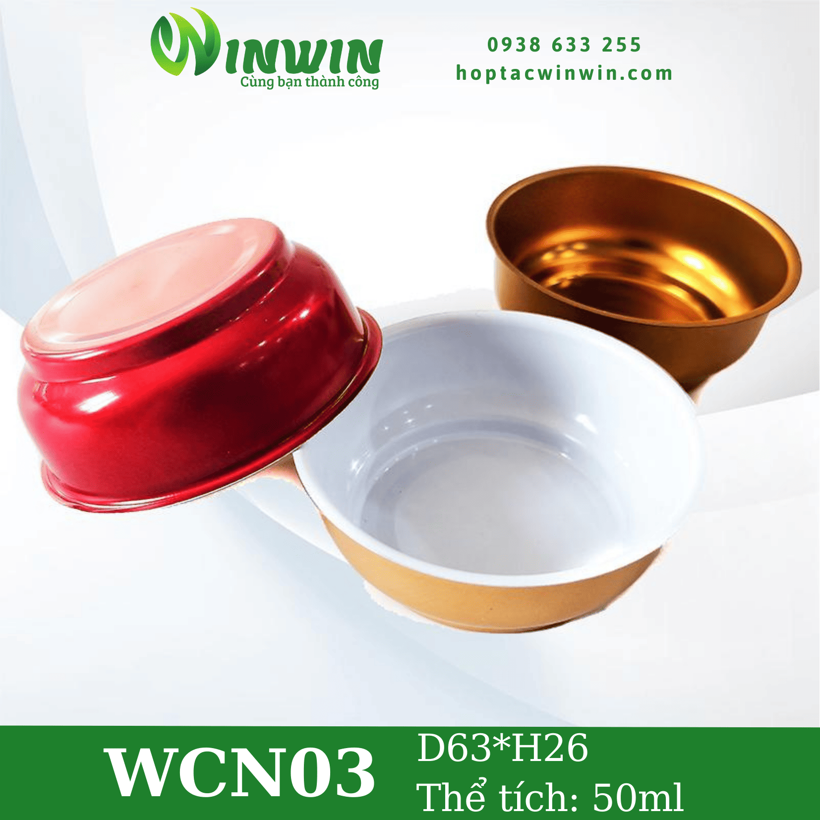 Chén nhôm 50ml