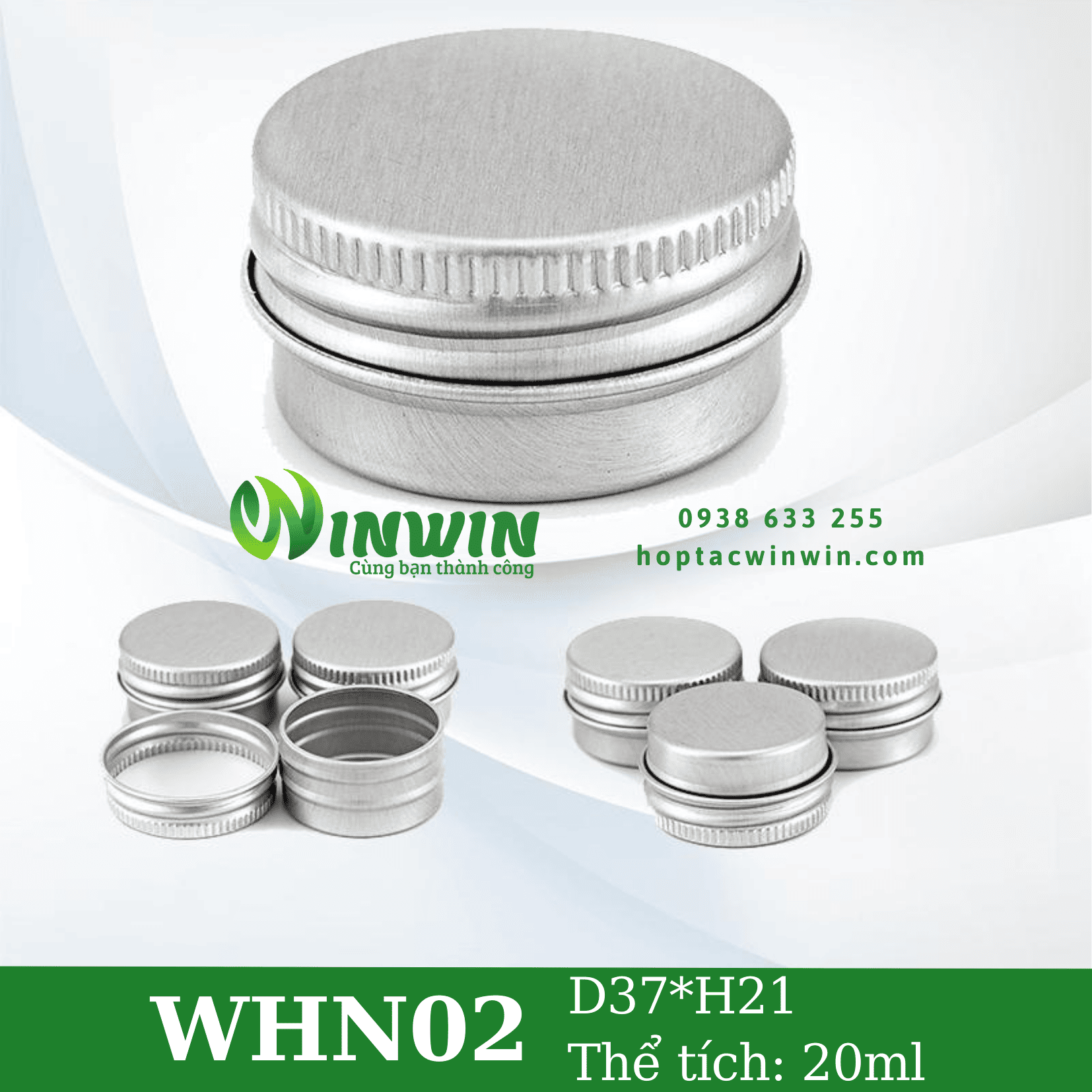 Hộp nhôm 20ml