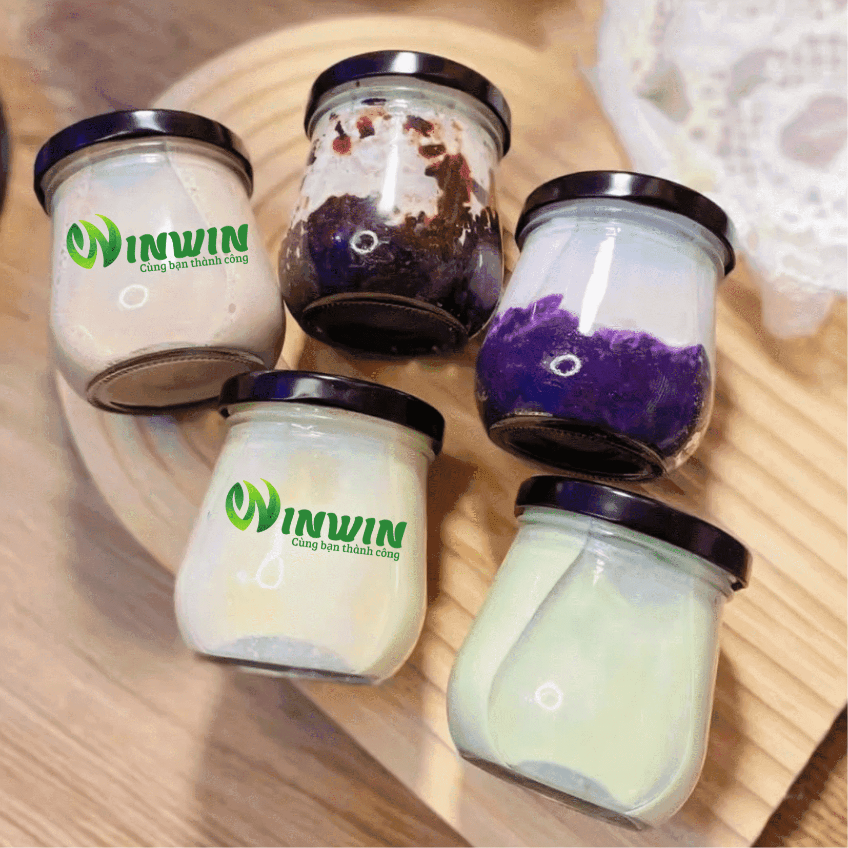 Hũ thủy tinh dáng bầu 100ml 200ml 250ml 300ml 380ml