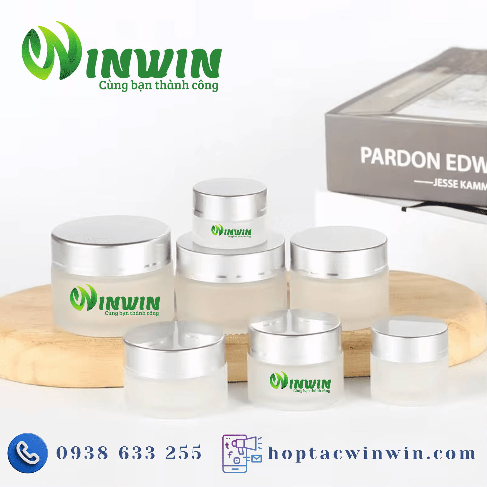 Hũ thủy tinh đựng mỹ phẩm 5g - 250g mờ