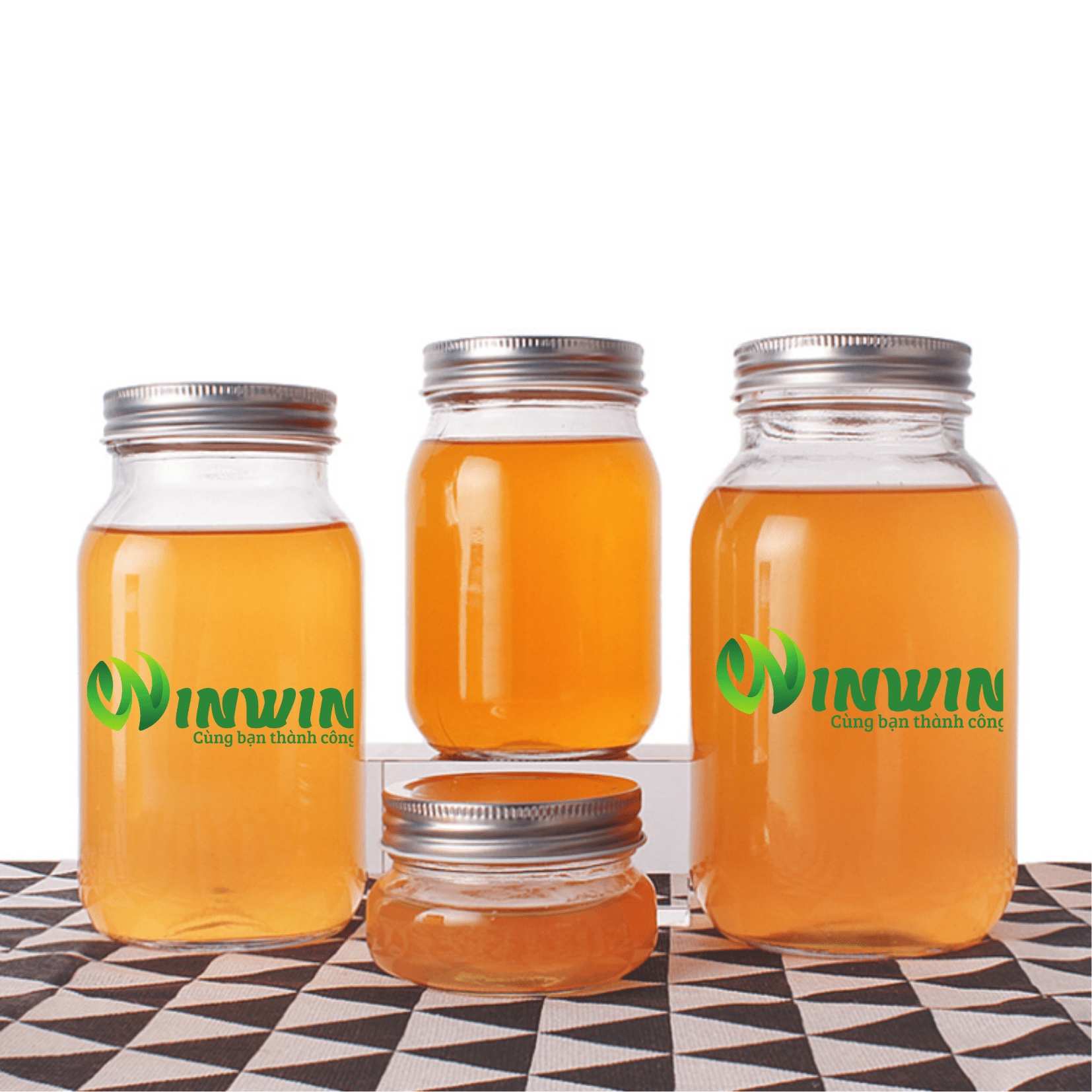 Hũ thủy tinh Mason 150ml 250ml 380ml 500ml 750ml 1000ml