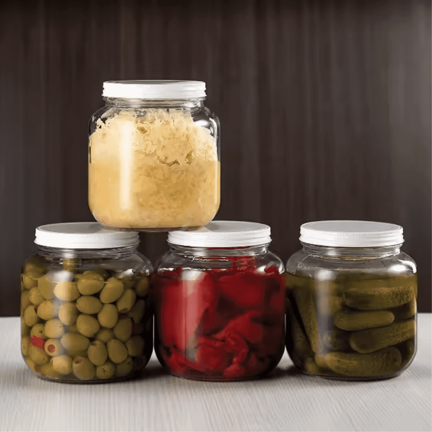 Hũ thủy tinh tròn size lớn 1890ml