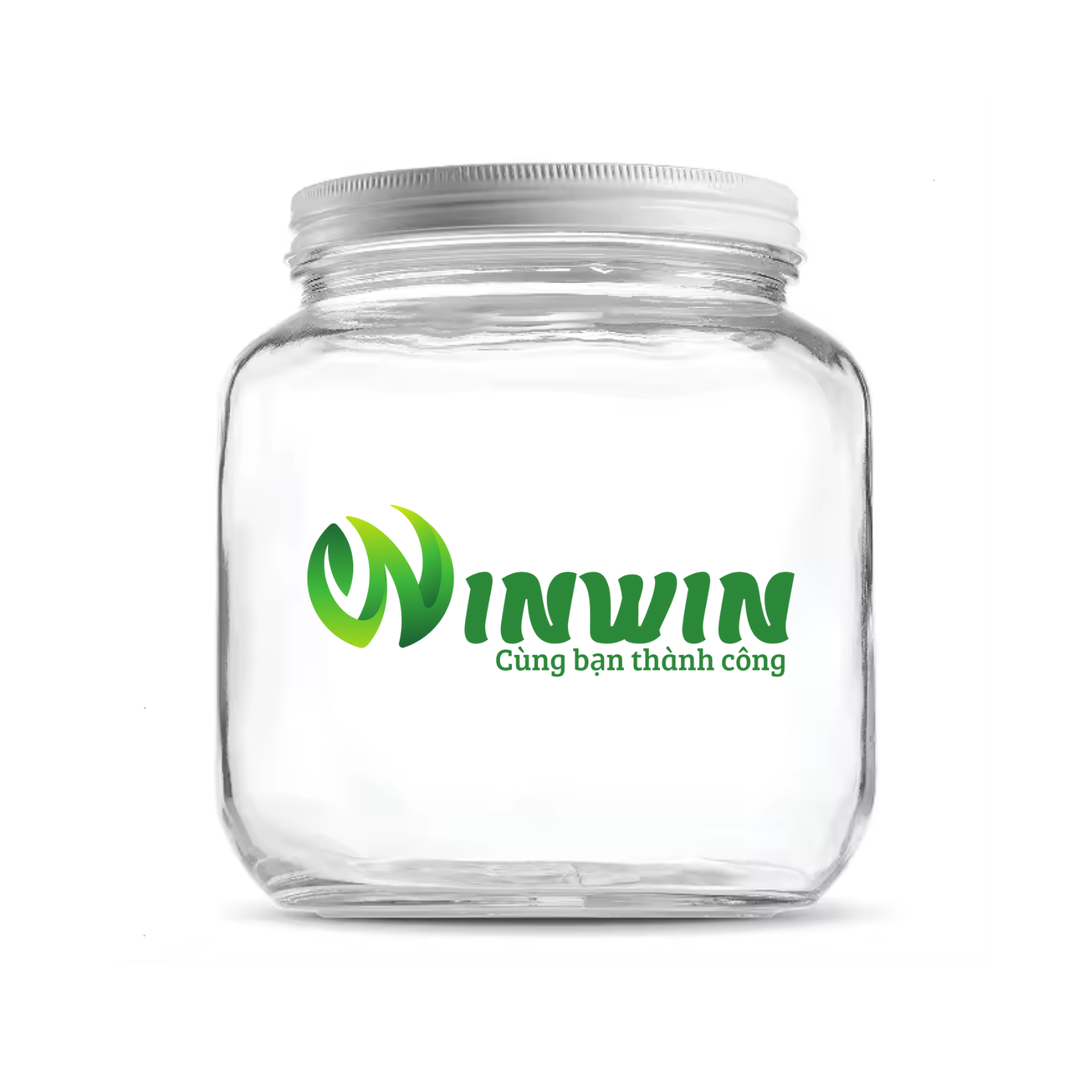 Hũ thủy tinh tròn size lớn 1890ml