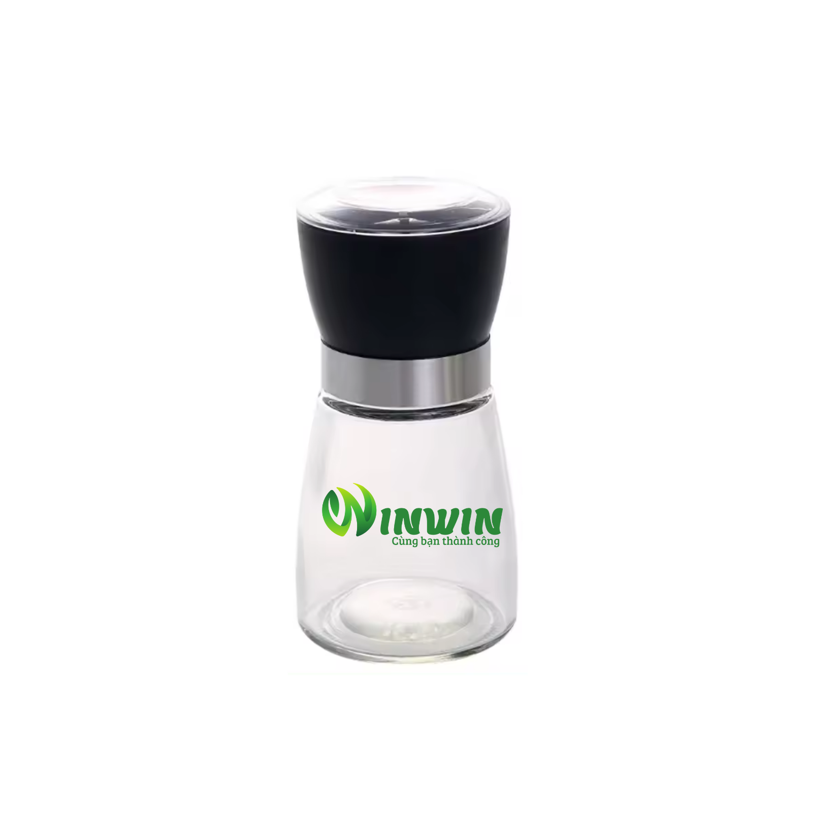 Hũ thủy tinh xay gia vị 180ml