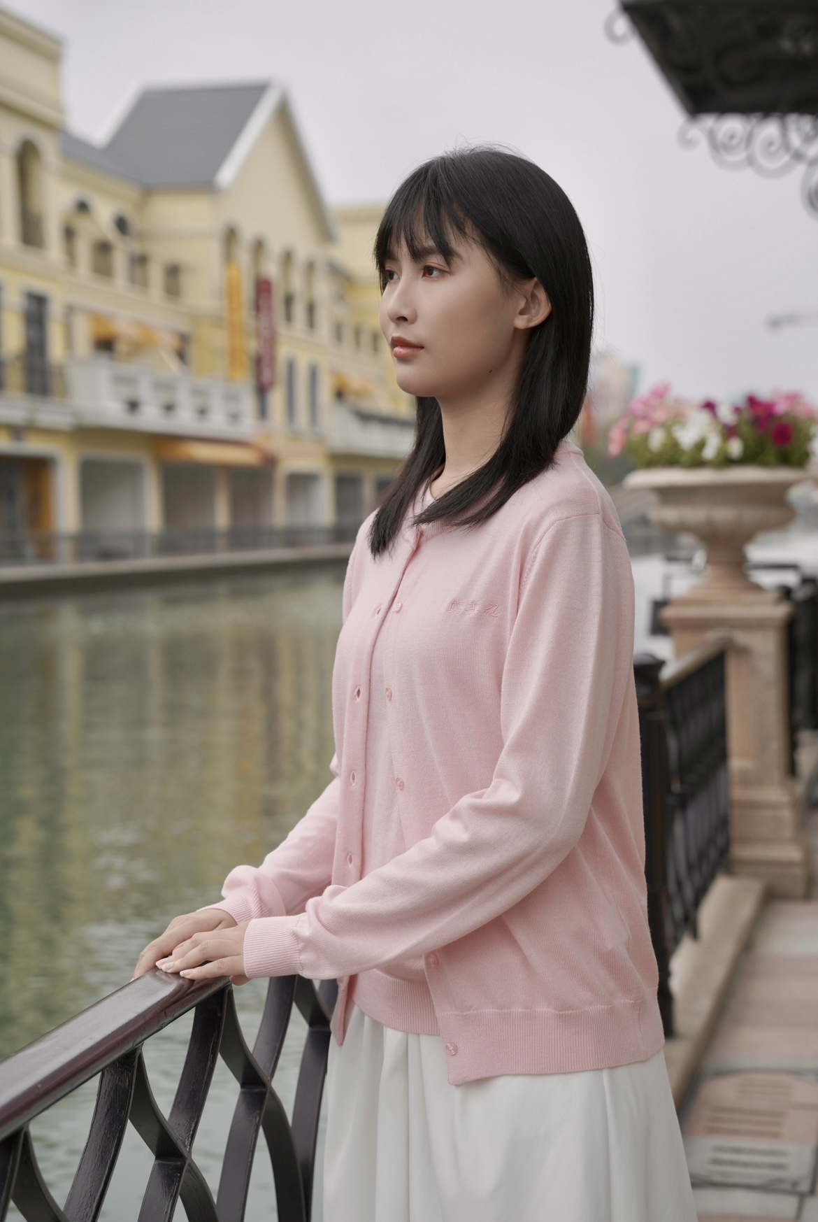 Set áo Cardigan nữ len Merino