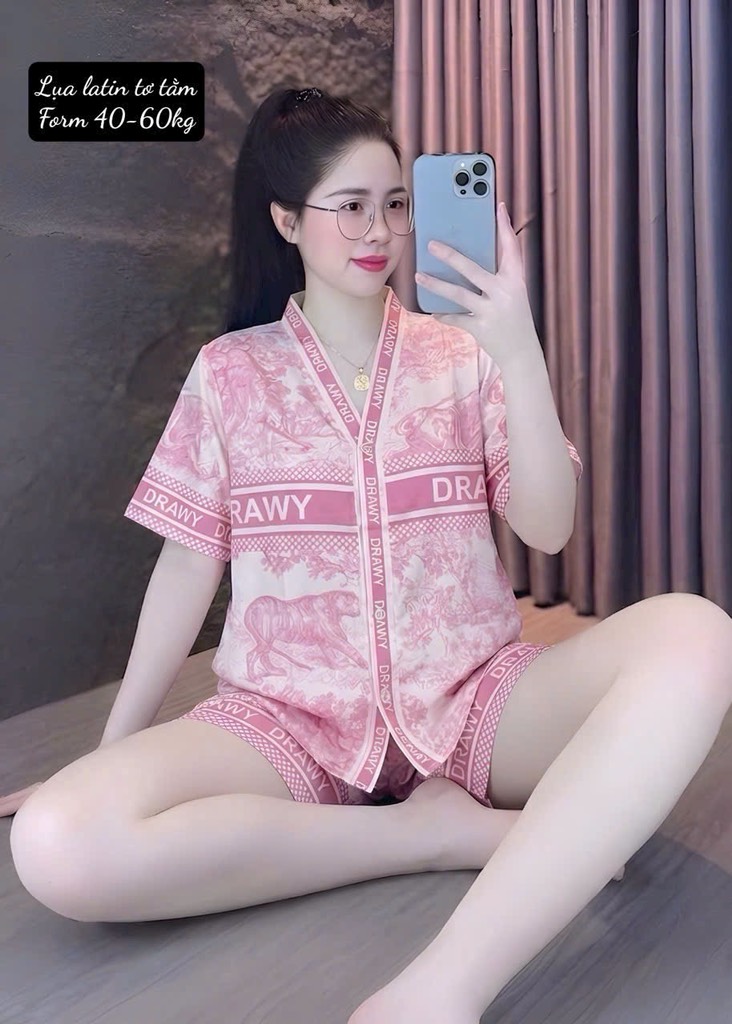 N049-Pijama 40-60kg Cộc Latin