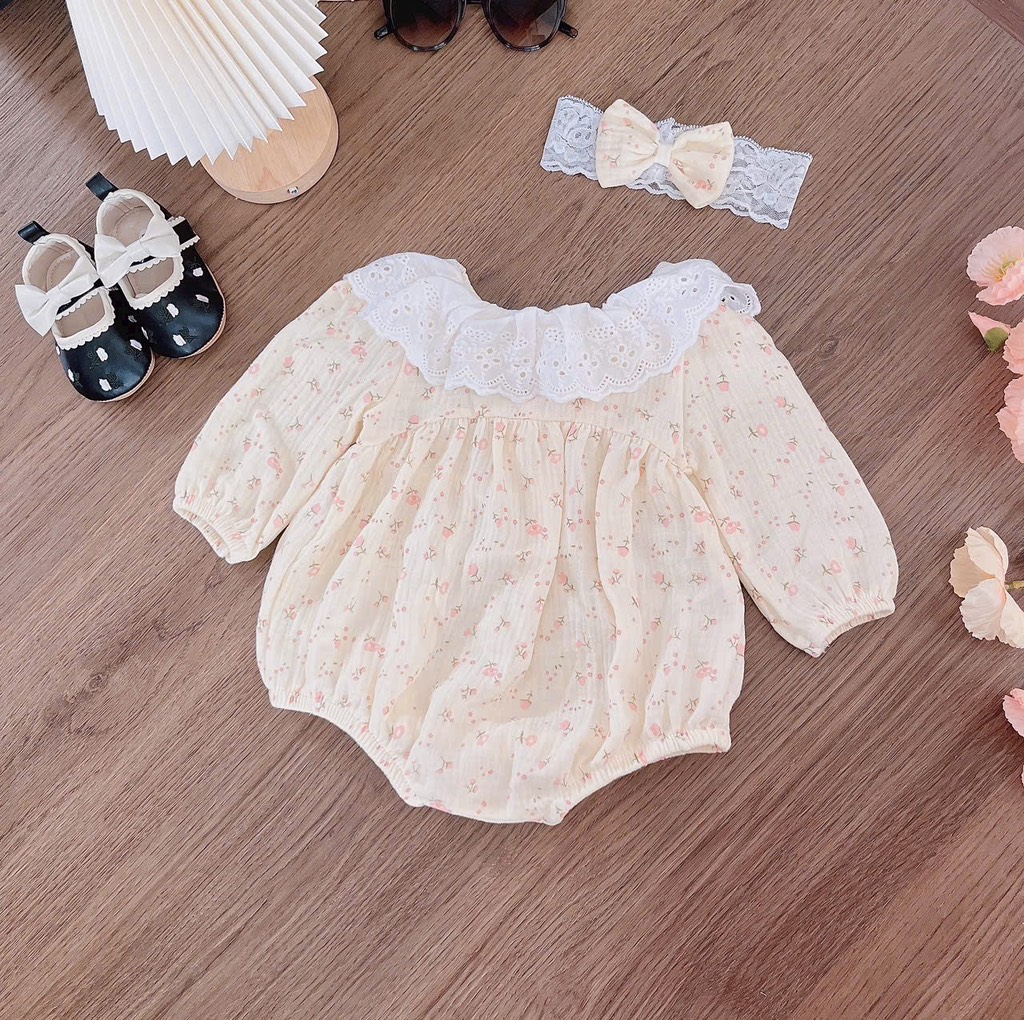 BD030-Body suit thiết kế bé gái