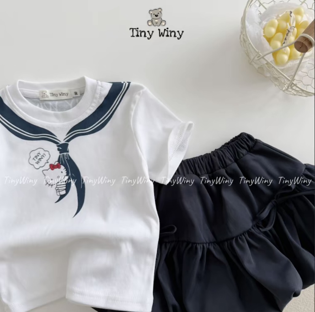 G523-Set thuỷ thủ cv đũi bí xanh đen (09.25.5660)