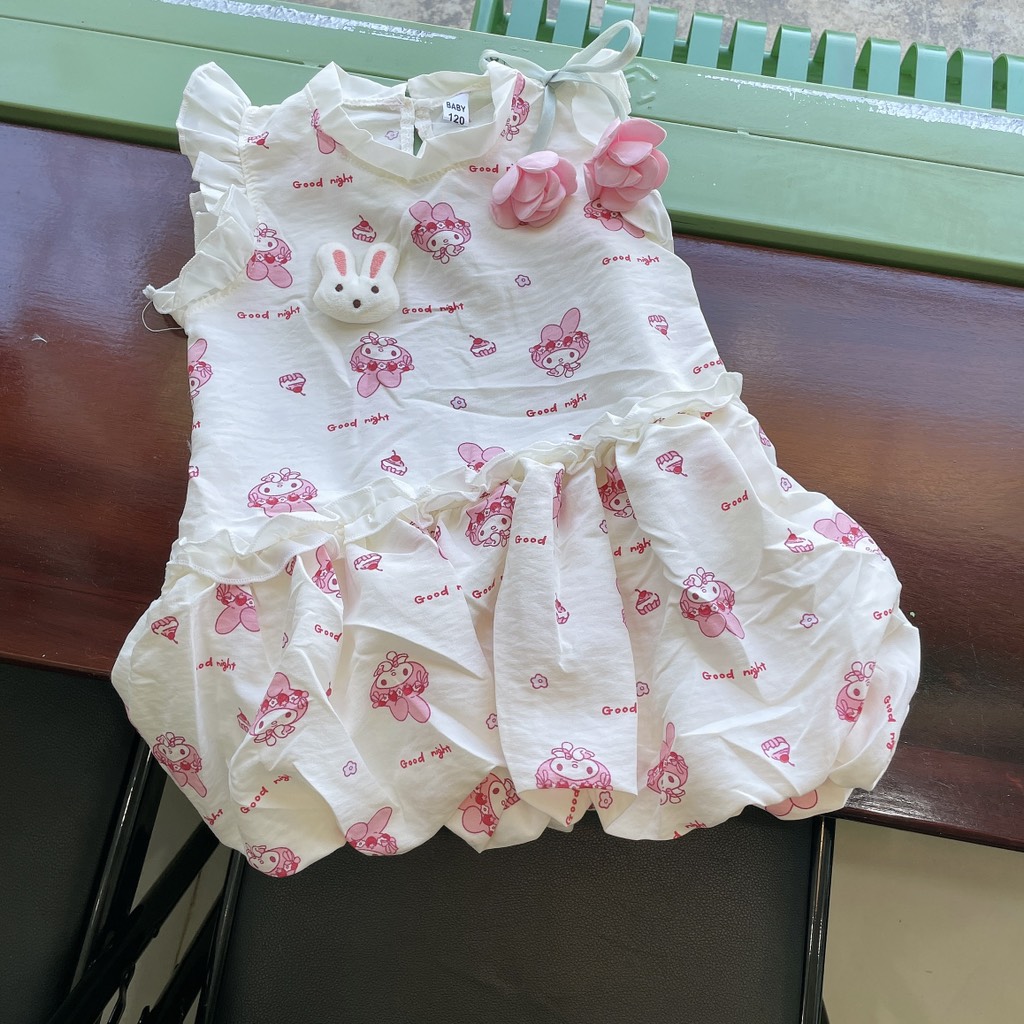 V423-Váy đũi bí thỏ SN hoa tulip (07.12kg)