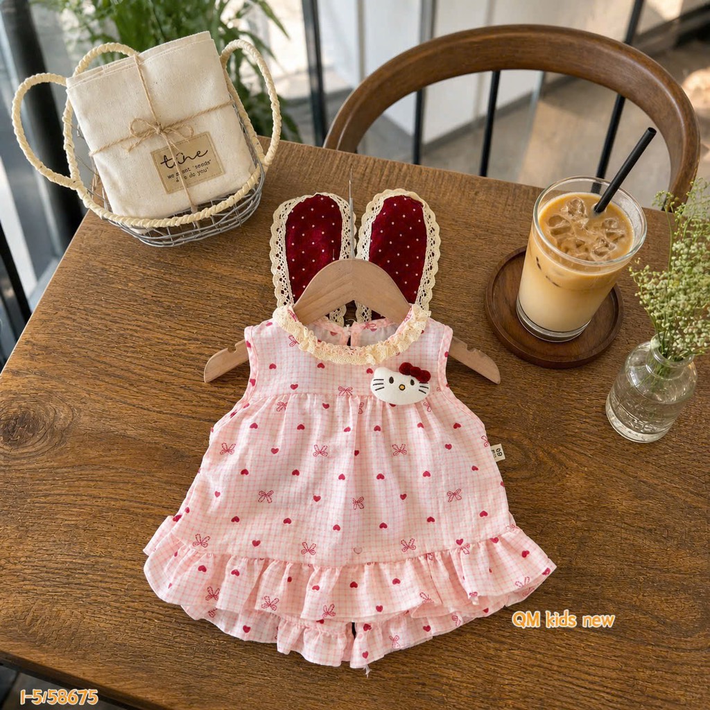 G820-Bộ đũi SN tai thỏ Kitty (07.15kg)
