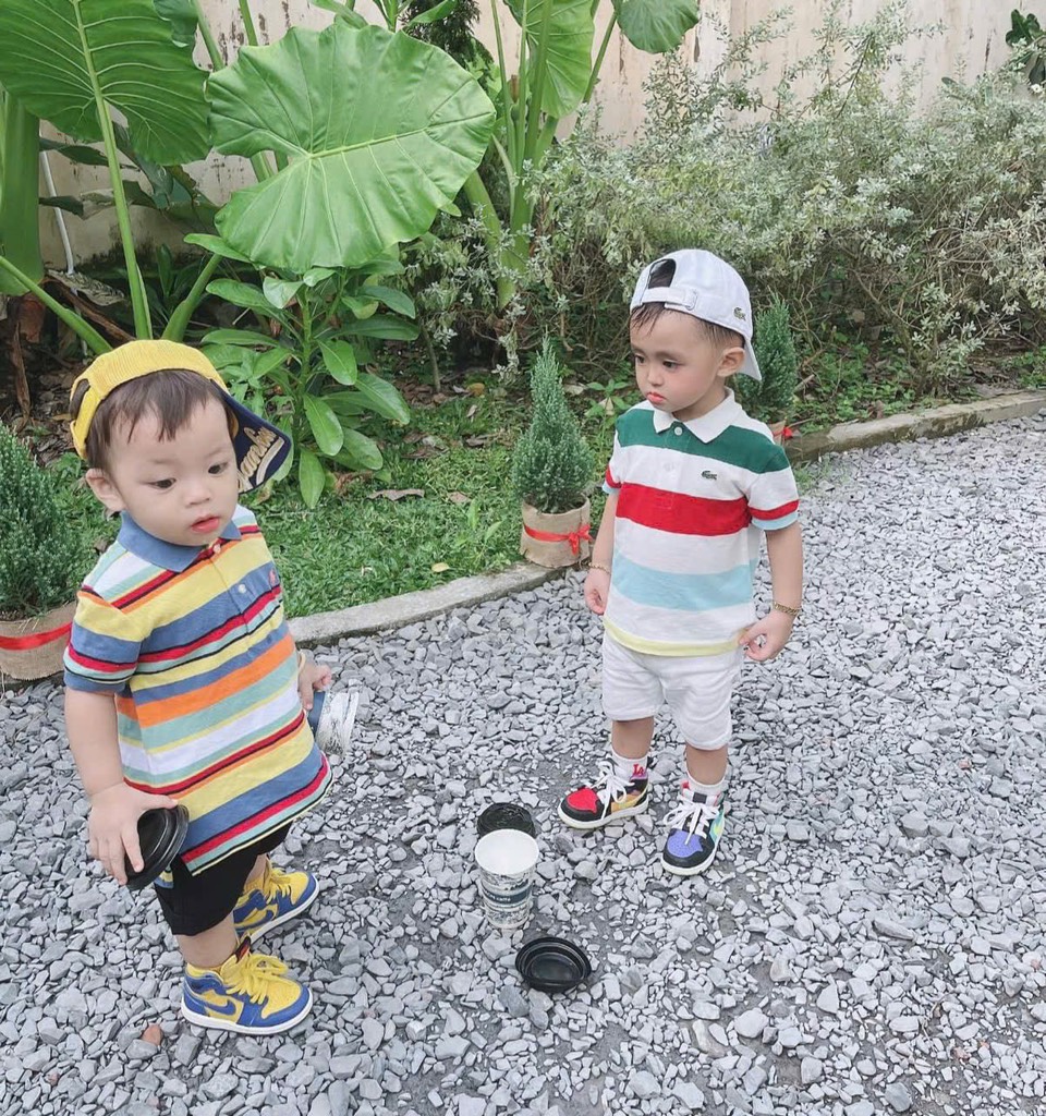 T267-Set jean áo polo cầu vồng 10S80-170