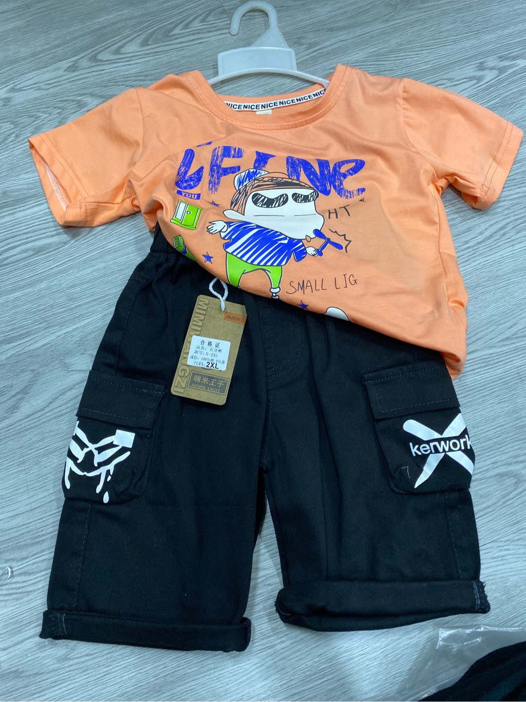 T049-Set jean QC bé trai đại