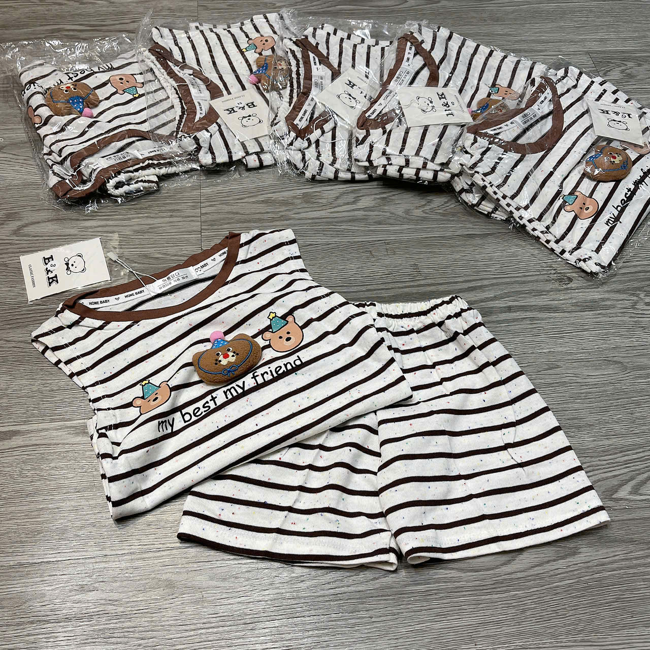 T698-Bộ SN kẻ gấu nâu nổi (06.15kg)